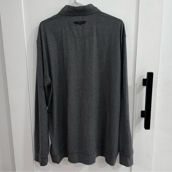 Straight Down Wolfdancer Golf Club Texas 1/4 Zip Pullover Gray XXL - Picture 2 of 9
